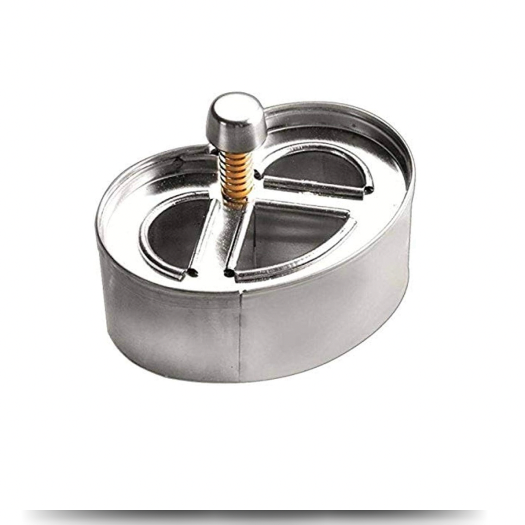 Brezel Cookie Cutter Stainless Steel Silver  